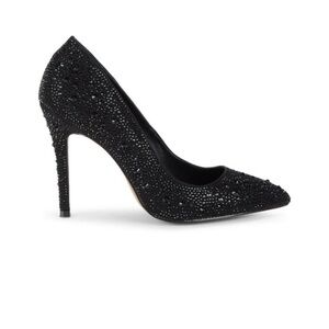 Charles By Charles David Black Embellish Stiletto Pumps